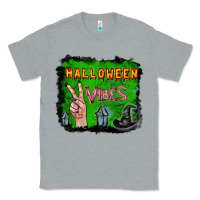 Heather Grey Watercolor Halloween Vibes Classic Tee - RanaPortraitStore