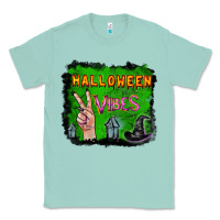 Seafoam Watercolor Halloween Vibes Classic Tee - RanaPortraitStore