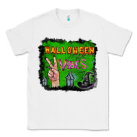 White Watercolor Halloween Vibes Classic Tee - RanaPortraitStore