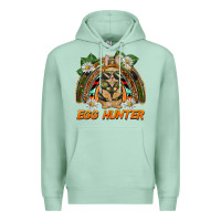 Seafoam easter egg hunter  rabbit rainbow Premium Hoodie - BarkalooDesign
