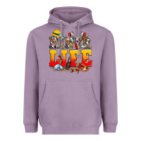 Lavender miner life Heavyweight Hoodie - Zillion Design Studio