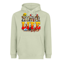 Matcha miner life Heavyweight Hoodie - Zillion Design Studio