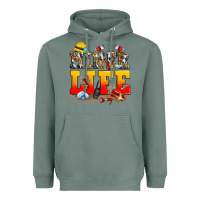 Sage miner life Heavyweight Hoodie - Zillion Design Studio