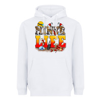 White miner life Heavyweight Hoodie - Zillion Design Studio