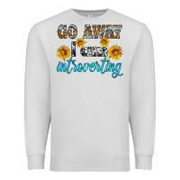 Dove Grey go away i am introvering Premium Sweatshirt - HRA Design Shop