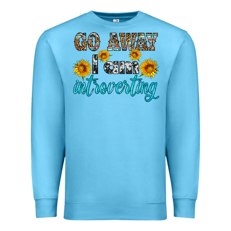 Go Away I Am Introvering Premium Sweatshirt by HRA Design Shop | Teevron