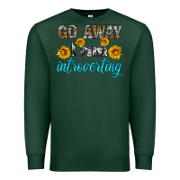 Sports Green go away i am introvering Premium Sweatshirt - HRA Design Shop