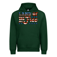 Forest Green land of the free america Urban Hoodie - Jasminsmagicworld