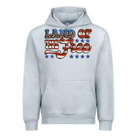 Heather Grey land of the free america Urban Hoodie - Jasminsmagicworld