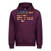 Mauve Wine land of the free america Urban Hoodie - Jasminsmagicworld