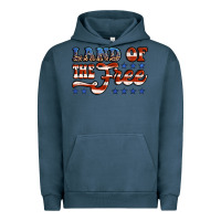 Pigment Midnight Navy land of the free america Urban Hoodie - Jasminsmagicworld