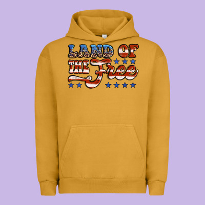 Land Of The Free America Urban Hoodie Designed By Jasminsmagicworld