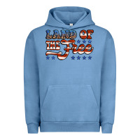 Pigment Pebble Blue land of the free america Urban Hoodie - Jasminsmagicworld