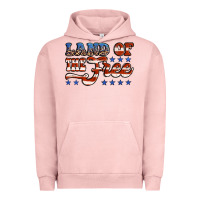 Pigment Salmon land of the free america Urban Hoodie - Jasminsmagicworld