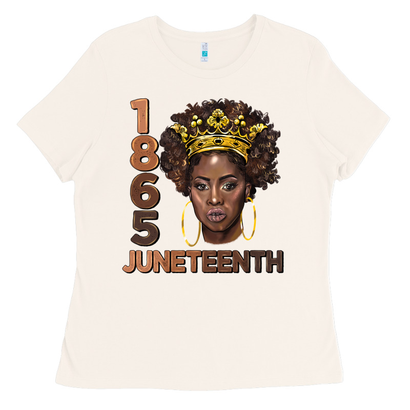 1865 Juneteenth Black Women Ladies Tee by BarkalooDesign | Teevron
