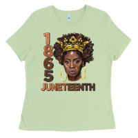 Matcha 1865 juneteenth black women Ladies Tee - BarkalooDesign