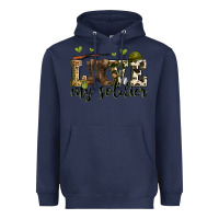 Navy love my soldier Heavyweight Hoodie - Zillion Design Studio