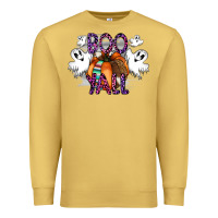 Antique Gold Boo yall Premium Sweatshirt - CowhideDigitalArt