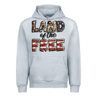 Heather Grey Land of the free America western pattern Urban Hoodie - Jasminsmagicworld