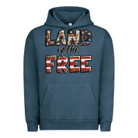 Pigment Midnight Navy Land of the free America western pattern Urban Hoodie - Jasminsmagicworld