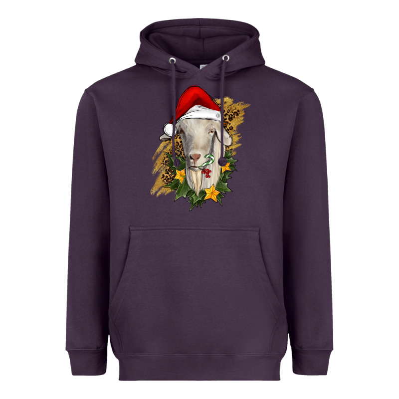 Christmas Goat Heavyweight Hoodie by RanaPortraitStore | Teevron