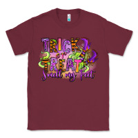 Burgundy Trick or treat smell my feet Classic Tee - RanaPortraitStore