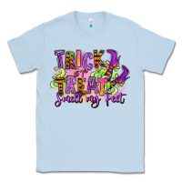 Dusty Blue Trick or treat smell my feet Classic Tee - RanaPortraitStore