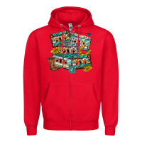 Red 90s country casette tapes Zipper Hoodie - texasbilliewilder