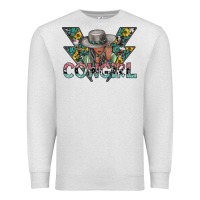 Oatmeal Heather cowgirl2 2 Premium Sweatshirt - SublimationCraftShop