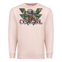 Pale Pink cowgirl2 2 Premium Sweatshirt - SublimationCraftShop