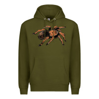 Army Green Mexican Red Knee Tarantula Premium Hoodie - LillyAllenDesigns