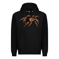 Black Mexican Red Knee Tarantula Premium Hoodie - LillyAllenDesigns