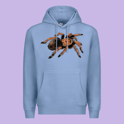 Mexican Red Knee Tarantula Premium Hoodie Designed By Lillyallendesigns