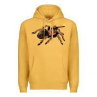 Mustard Mexican Red Knee Tarantula Premium Hoodie - LillyAllenDesigns