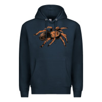 Navy Mexican Red Knee Tarantula Premium Hoodie - LillyAllenDesigns