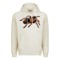 Oatmeal Heather Mexican Red Knee Tarantula Premium Hoodie - LillyAllenDesigns