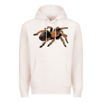 Pale Pink Mexican Red Knee Tarantula Premium Hoodie - LillyAllenDesigns