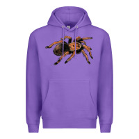 Purple Mexican Red Knee Tarantula Premium Hoodie - LillyAllenDesigns