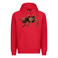 Red Mexican Red Knee Tarantula Premium Hoodie - LillyAllenDesigns