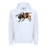 White Mexican Red Knee Tarantula Premium Hoodie - LillyAllenDesigns