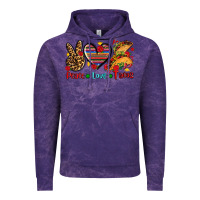 Cloud Purple peace love tacos Vintage Hoodie - AdoDesignShop