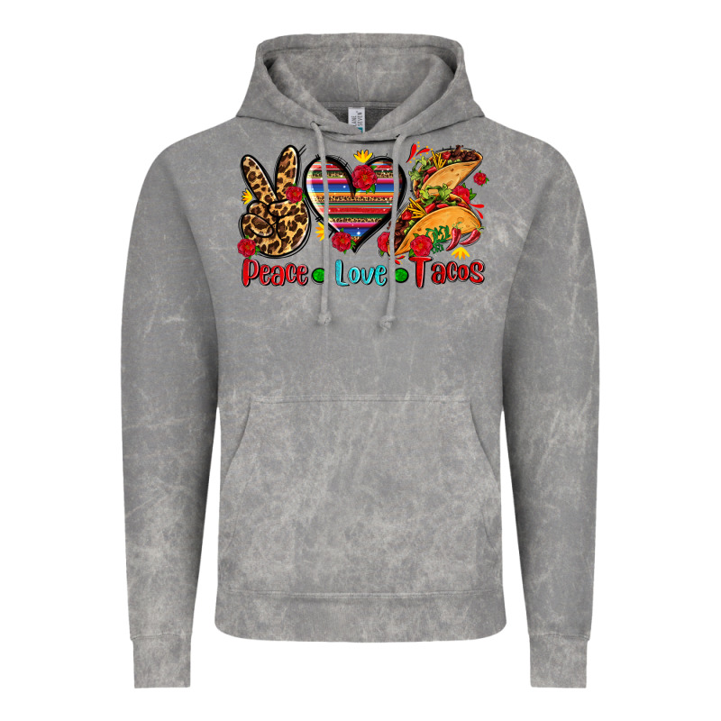 Peace Love Tacos Vintage Hoodie by AdoDesignShop | Teevron
