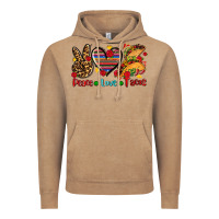 Vintage Coffee peace love tacos Vintage Hoodie - AdoDesignShop