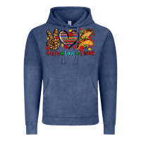 Vintage Denim peace love tacos Vintage Hoodie - AdoDesignShop