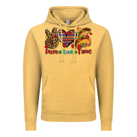Vintage Mustard peace love tacos Vintage Hoodie - AdoDesignShop