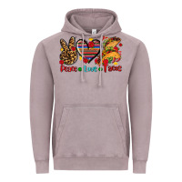Vintage Zinc peace love tacos Vintage Hoodie - AdoDesignShop