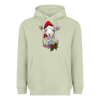 Matcha christmas baby sheep Heavyweight Hoodie - RanaPortraitStore