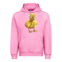Fuchsia Pink Baby Duck Urban Hoodie - LillyAllenDesigns