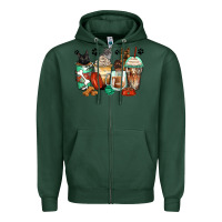 Sports Green german shepherd black and grey cat coffee cups Zipper Hoodie - Zillion Design Studio