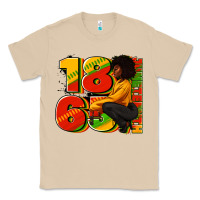 Mushroom 1865 Juneteenth afro woman Classic Tee - RanaPortraitStore